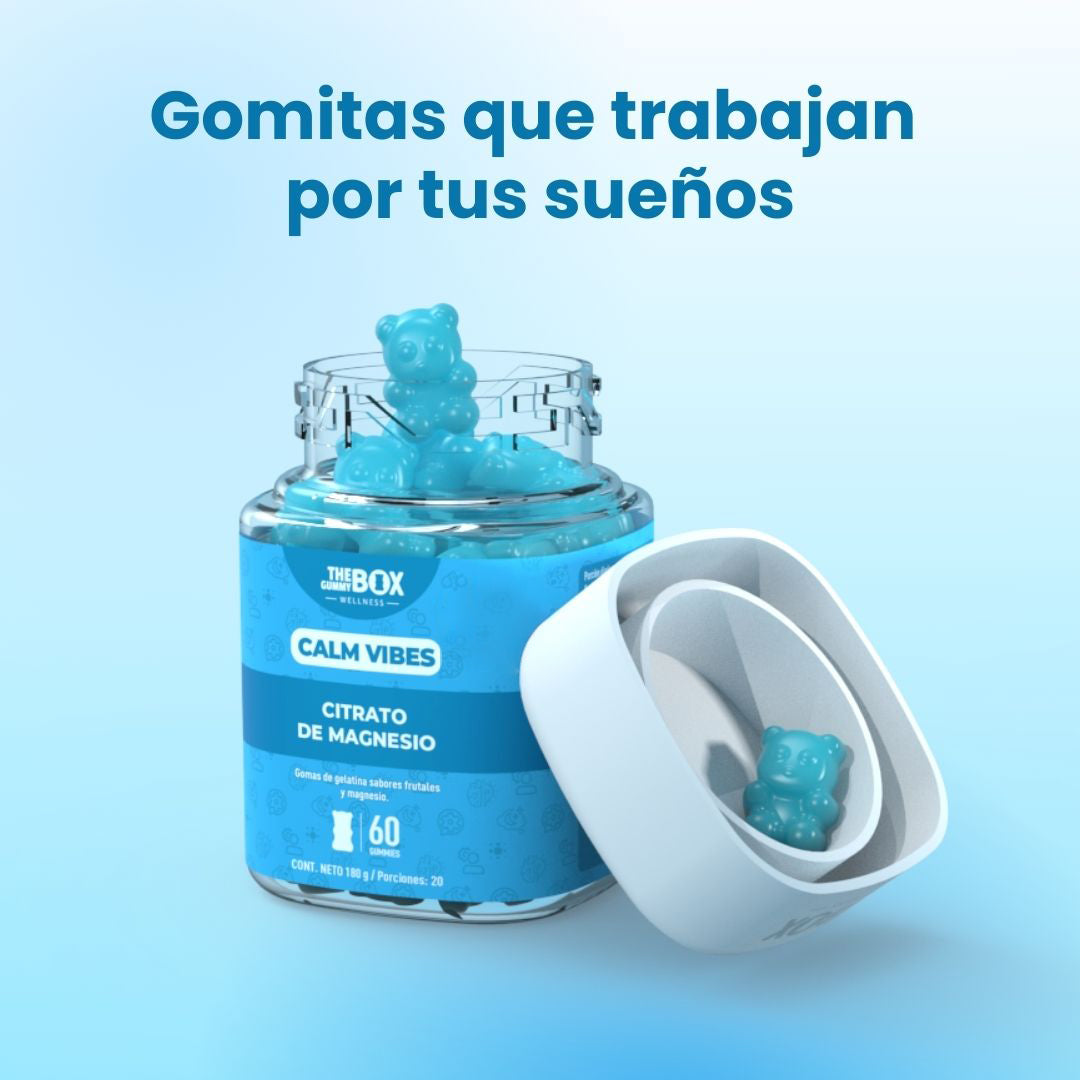Magnesio, manzanilla y pasiflora en gomitas 😴