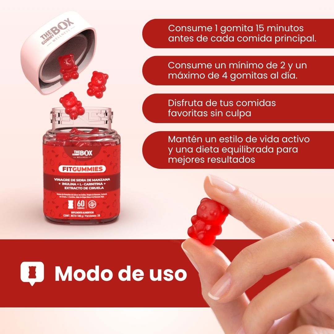 Vinagre de manzana en gomitas 🍎