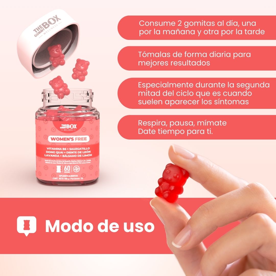 Womens Free gomitas para tus días difíciles 👩🏻